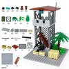 Militarys Equipment Storage Room Scene Watchtowers Command Bases Police Wire Mesh Stands Building Blocks Model Sets Bricks