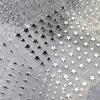 6Pcs Y2K Laser Star Nail Stickers Gold Silver Color Letters Nail Decorations  DIY Manicure