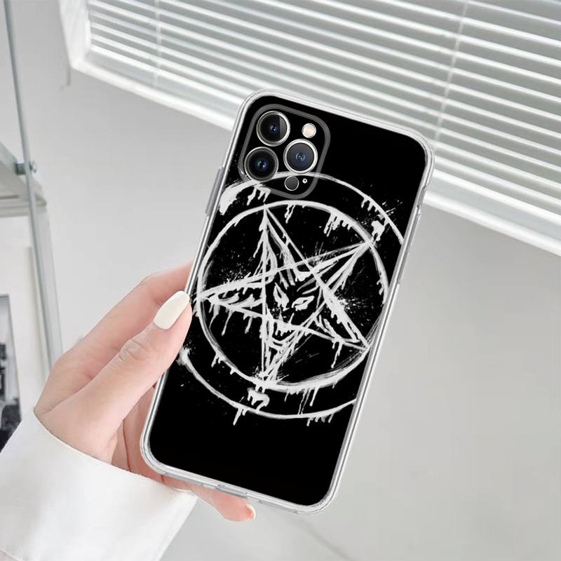 Чехол для телефона Devil Satan, силиконовый мягкий для iPhone 14, 13, 12, 11, Pro, Mini, XS, MAX, 8, 7, 6, Plus, X, XS, XR