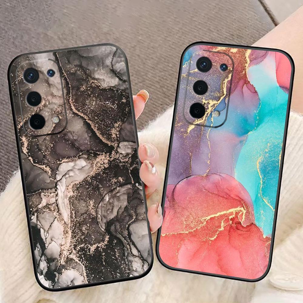 Акварельная живопись Мраморный чехол для телефона для OPPO F31 A5X A6X A5 A6 A17 A16 A38 A53 A54 A55 A57 A58 A60 A74 A78 A92 A93 A94 Обложка