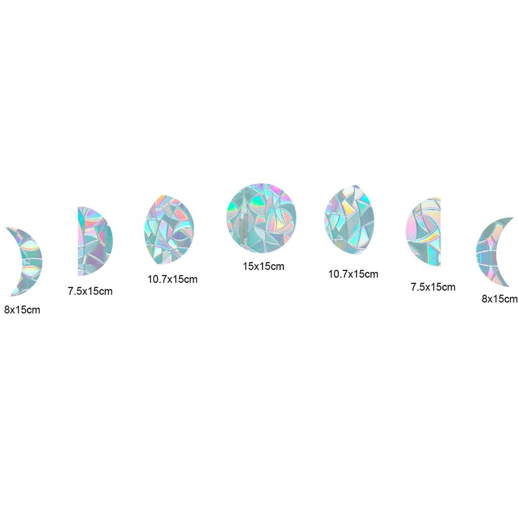 DIY Home Bedroom Rainbow Effect Prisms Window Stickers Butterfly/Star/Heart/Cat PVC Glass Decals