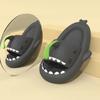 Fashion Women Lantern Fish Slides Thick Sole Shark Slippers 2025 Summer New Couple's Indoor Outdoor Man's Anti Skid Home Funny Slides