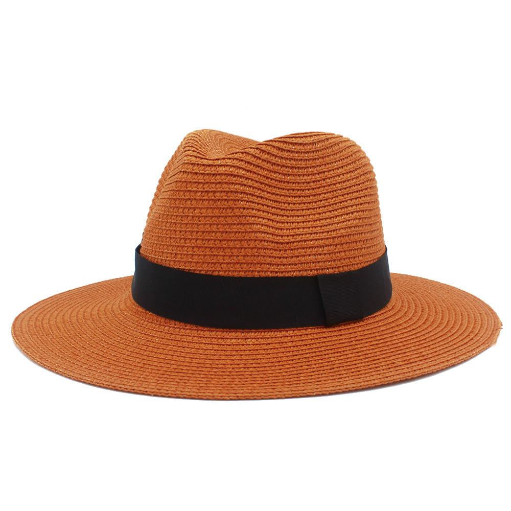 Simple and versatile sunscreen hat Spring and summer outdoor sun hat Children's hot-selling high-quality straw hat Travel sun hat