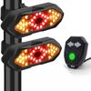 Bicycle Turn Signal Cross-border USB Charging with Horn Night Riding Warning Light 32LED Wireless Remote Control Turn Tail Light