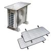 Comolife Air Conditioner Outdoor Unit Heat Shield Set of Air Conditioner Outdoor Unit Heat Sunshade Sheet, 2, Cover, Shield,
