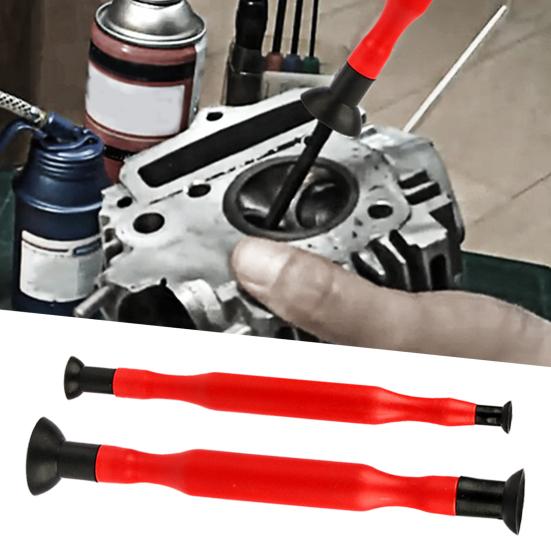 6 шт. двусторонний притирочный стержень для клапана, износостойкий, длительный срок службы, прочный, полезный, ручной притирочный стержень для мастерской