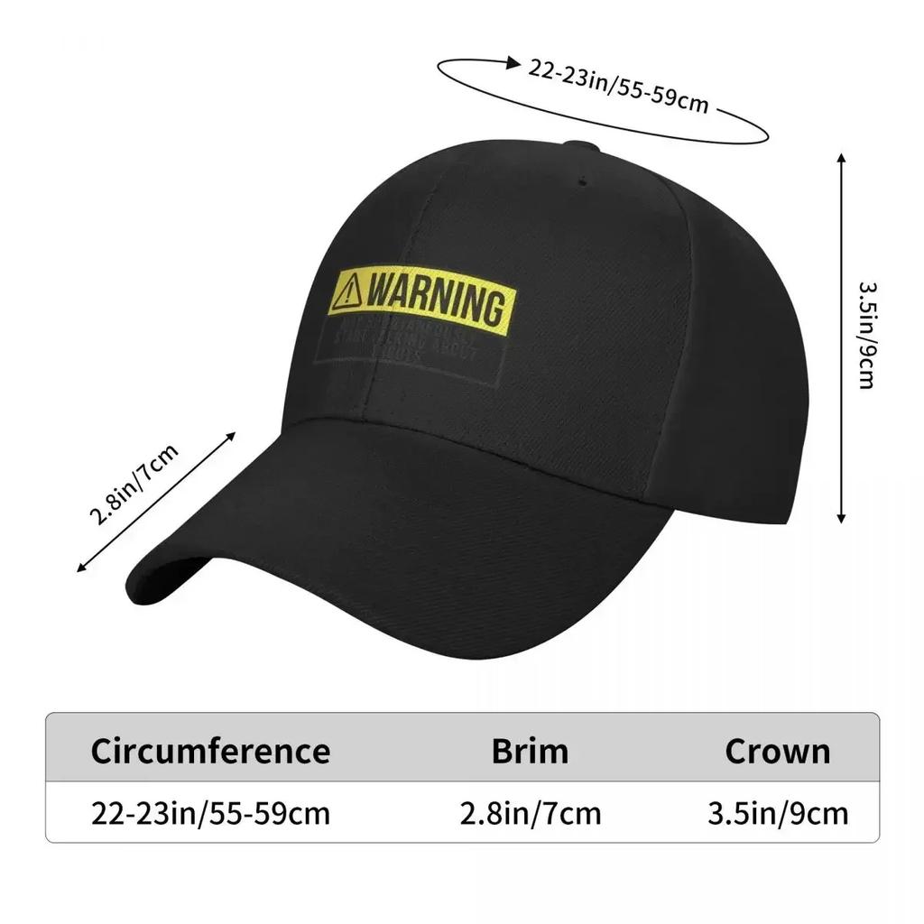 May Spontaneously Start Talking About Trouts Baseball Cap western Hat Fashion Beach Men Women's