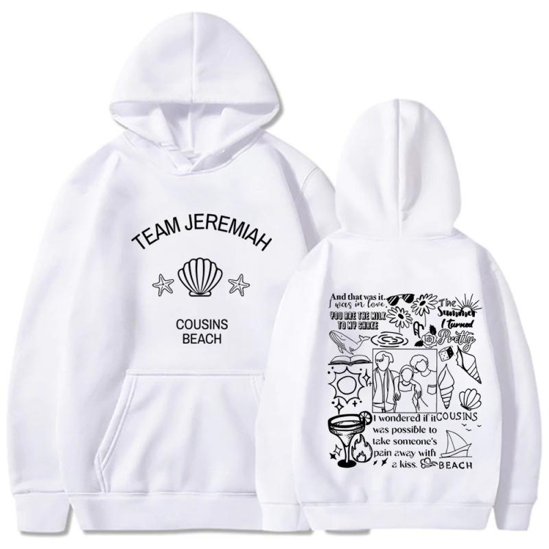2023 Лидер продаж, пляжная толстовка с капюшоном Team Jeremiah Cousin The Summer I Turned Pretty, модная толстовка в стиле Харадзюку