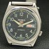 ВИНТАЖНЫЕ МУЖСКИЕ АВТОМАТИЧЕСКИЕ ЧАСЫ SEIKO 5 7S26A ЯПОНИЯ ЦИФЕРБЛАТ ЧЕРНОГО ЦВЕТА a701611-5 R206c-a701611
