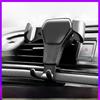 Индивидуальный кожаный автомобильный кронштейн для воздуховода с логотипом и навигацией для мобильного телефона - многофункциональный и удобный гравитационный кронштейн