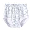 Seniors Women Cotton Underwear Soft Full Coverage Panties Plus Size Moisture-Absorbing Briefs for Medium Elderly Ladies
