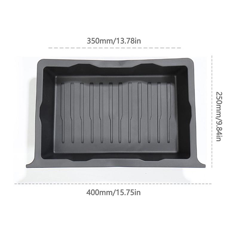 Ящик для хранения под сиденьем Tpe для модели Y 2017-2024, центральная консоль, органайзер, контейнеры, сумка для переднего сиденья, мусорный лоток, аксессуары