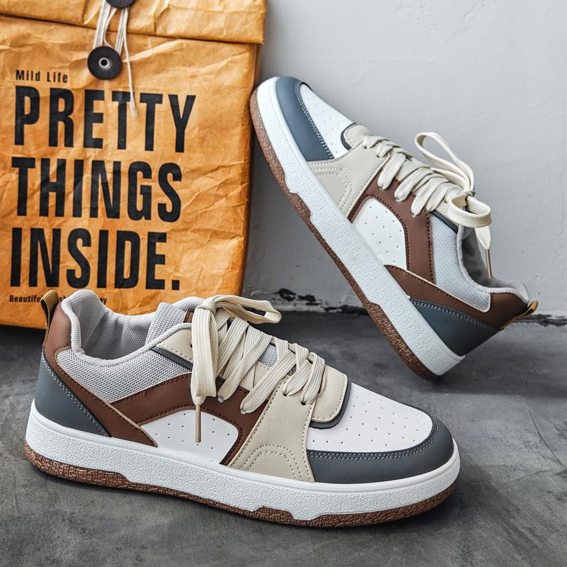 Осенняя мужская обувь, новые дышащие маленькие белые туфли, мужская корейская версия, модные универсальные туфли на платформе для спорта и отдыха, модная обувь