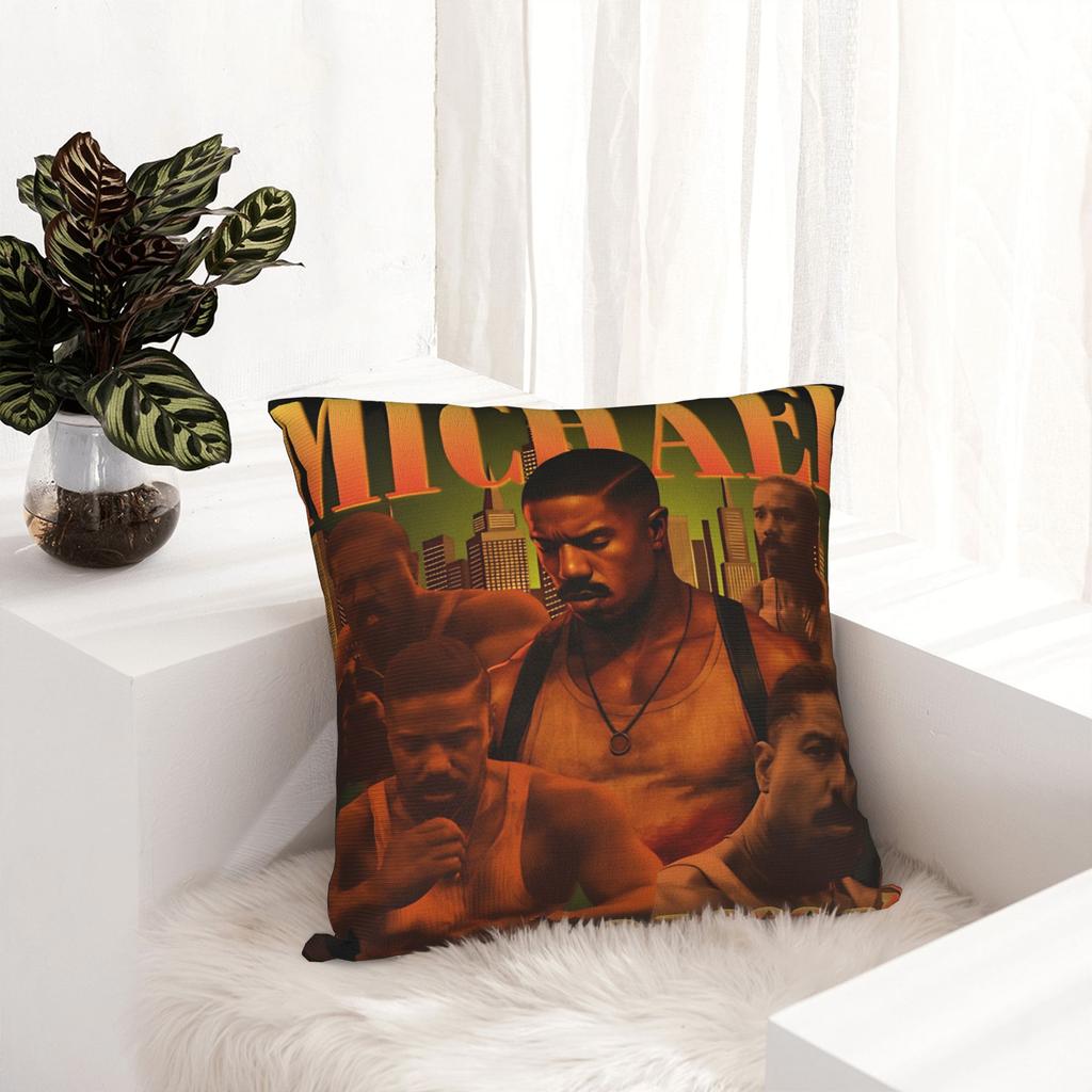 Michael B Jordan Pillowcases Novelty Pillow Case For Sofa Home Decor Custom Pillow Cover