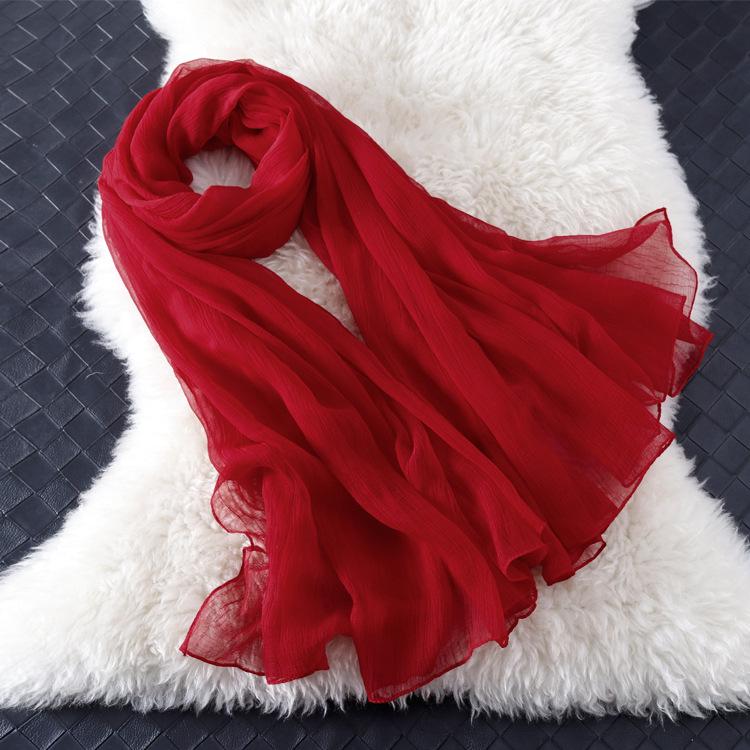 Шелковый шарф с имитацией крокодиловой кожи: Пляжная шаль и солнцезащитное полотенце в корейском стиле для женщин