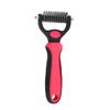 New Top-notch, premium deshedding brush for dogs, puppies, and cats - Effective hair remover and knot cutter for superior sheddi