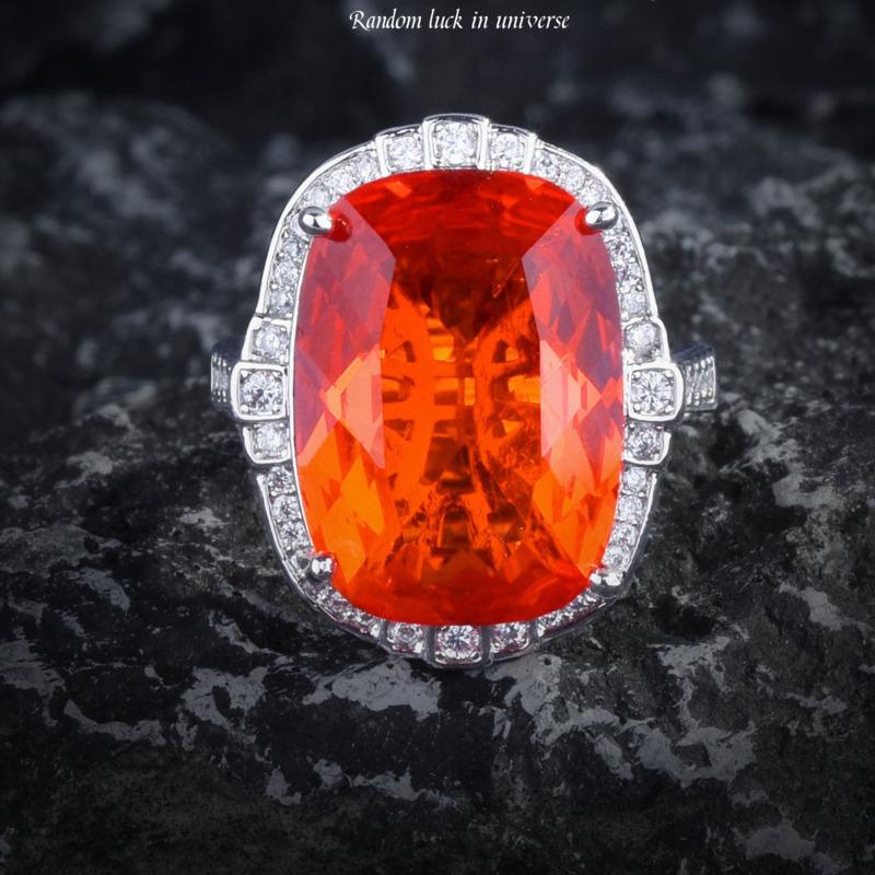 BELLA BOX Тяжелое тяжелое каратное ожерелье с подвеской из высокоуглеродистого камня в стиле ретро, роскошное кольцо Fanta, цветное сокровище, серьги