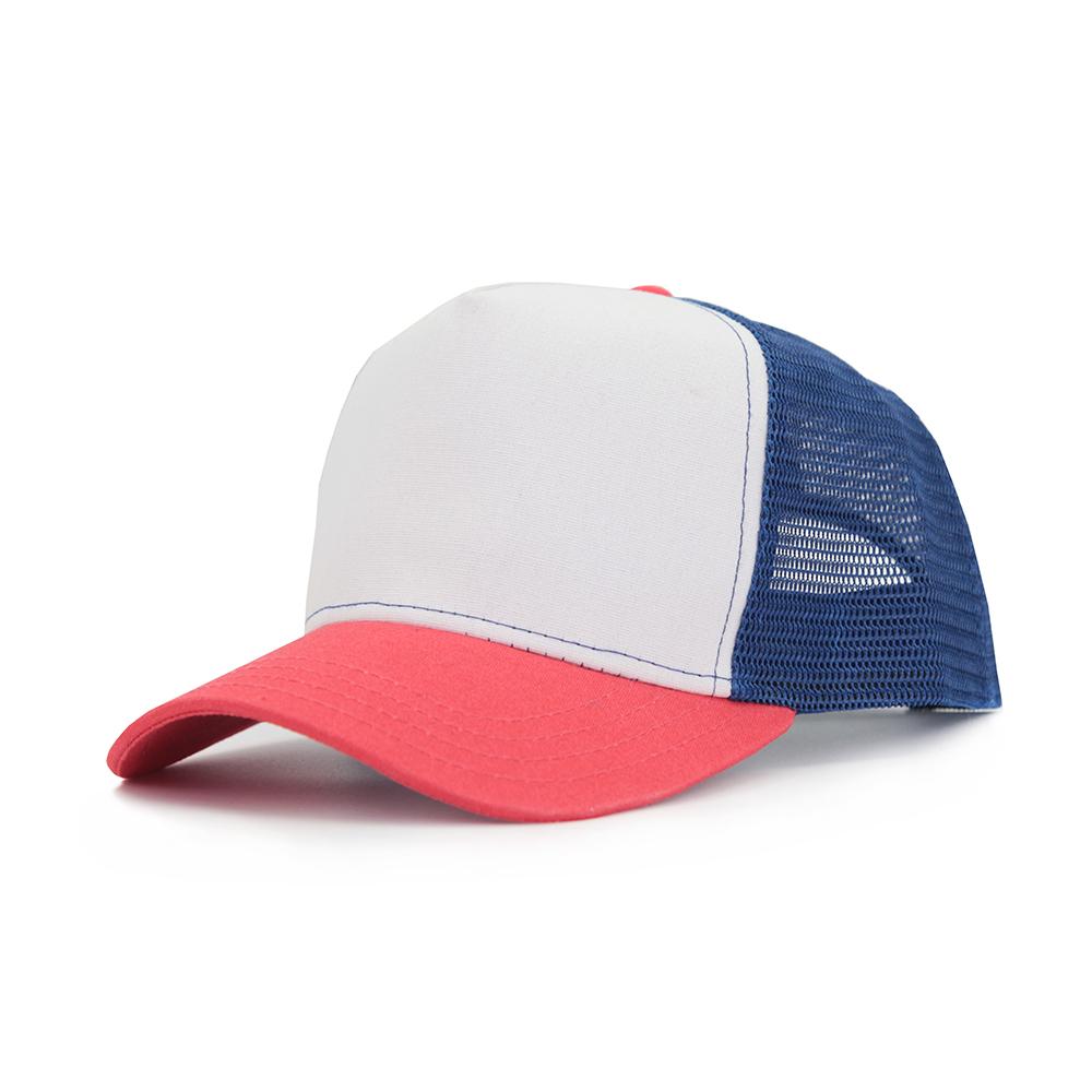 High Quality 5 Panels Cotton Twill Trucker Hat Mesh Cap Plain Custom Print Embroidery Patch Logo Sport Caps