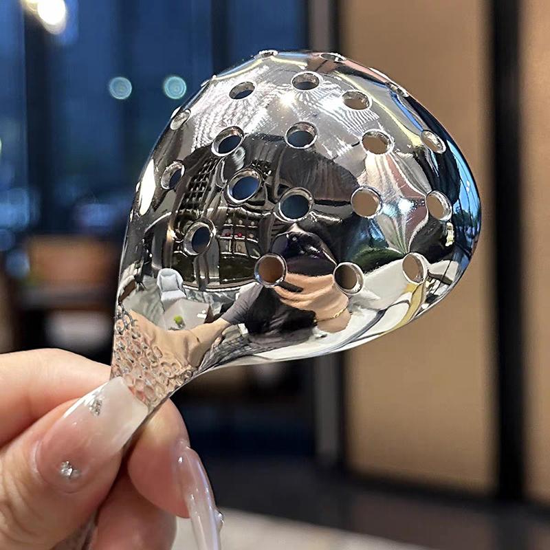 Ложка для супа из нержавеющей стали, глубокая ложка большой емкости, серебряная зеркальная полированная столовая посуда, суп, рис, домашняя кухонная посуда