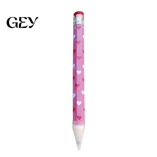Fun Stationery Accessory Giant Pencil, Extra Large Writable with Colorful Pencil Pattern Printed, Oversized for School Office Supplies Gift