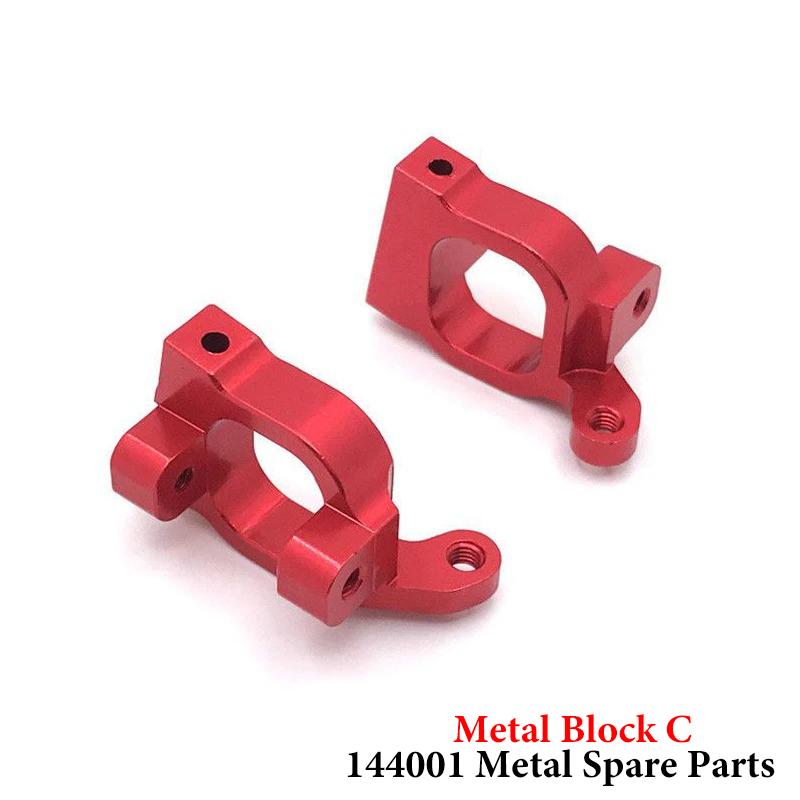 WLtoys 1/14 Red 144001 144010 144002 124017 124019 RC Car Metal Upgrade Parts Collection Car Accessories Rc Crawler Parts