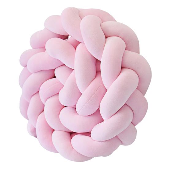 Decorative Cushion All-Around Protecting Sides And Corners of Beds And Sofa Soft PP Cotton Filling Three-Strand Braid Design Crib Braided Accessory