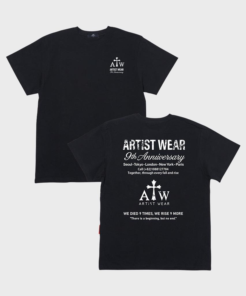 ARTISTWEAR [Atw] Футболка с коротким рукавом Rise Nine