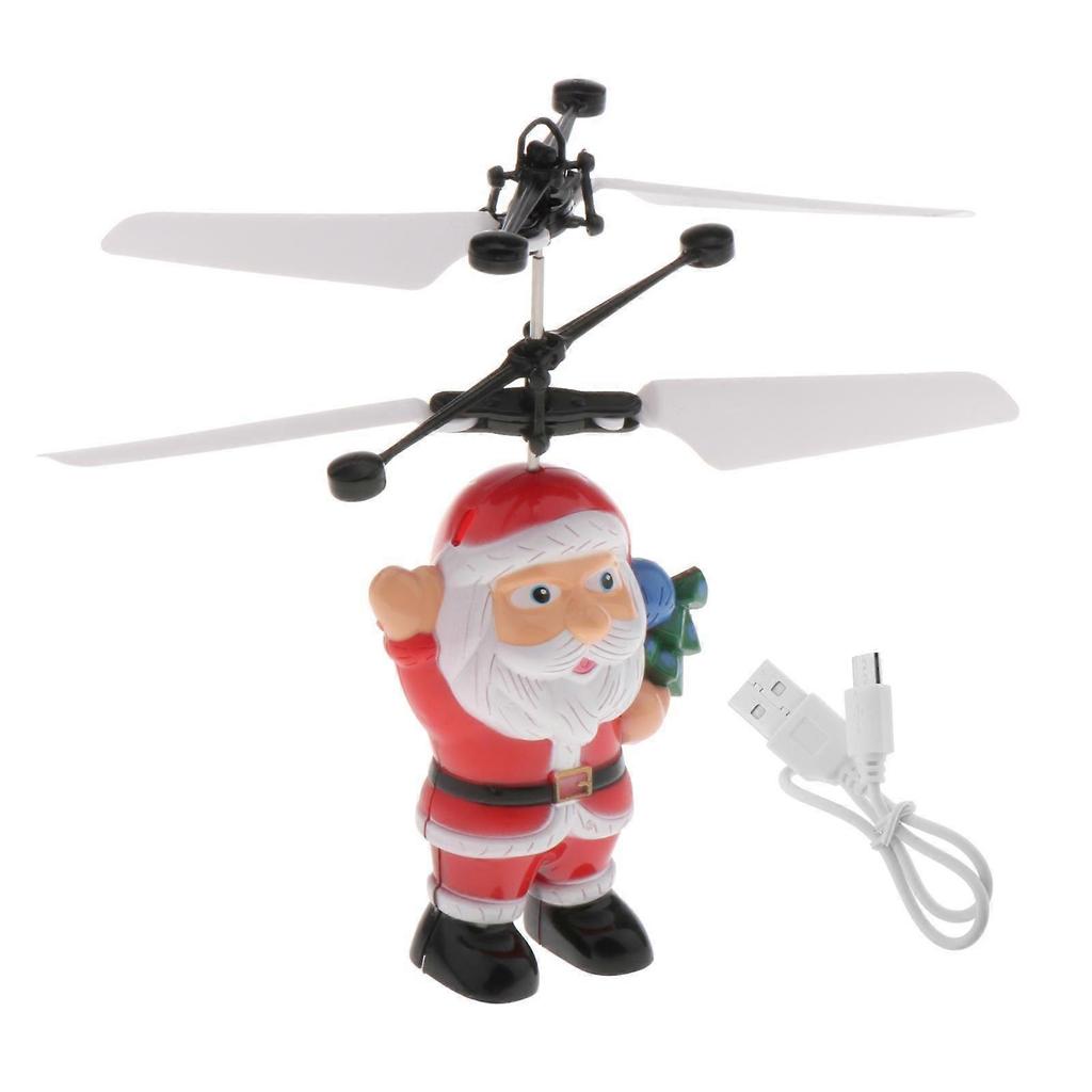 4x Christmas Flying Ball Toy Helicopter Electric Sensor Flying Toy for Children