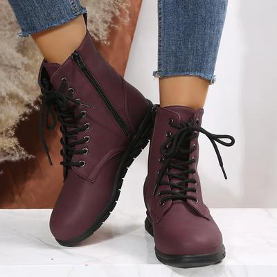 2024 Модные женские ботинки из натуральной кожи черного цвета Zapatos Para Mujeres Comfort Winter Ankle Boots Роскошные теплые ботинки для мотоциклистов