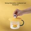 Heat-Resistant Sealed Lids Leak Proof Suction Cup Cover Cute Dustproof Cup Cover  Tea