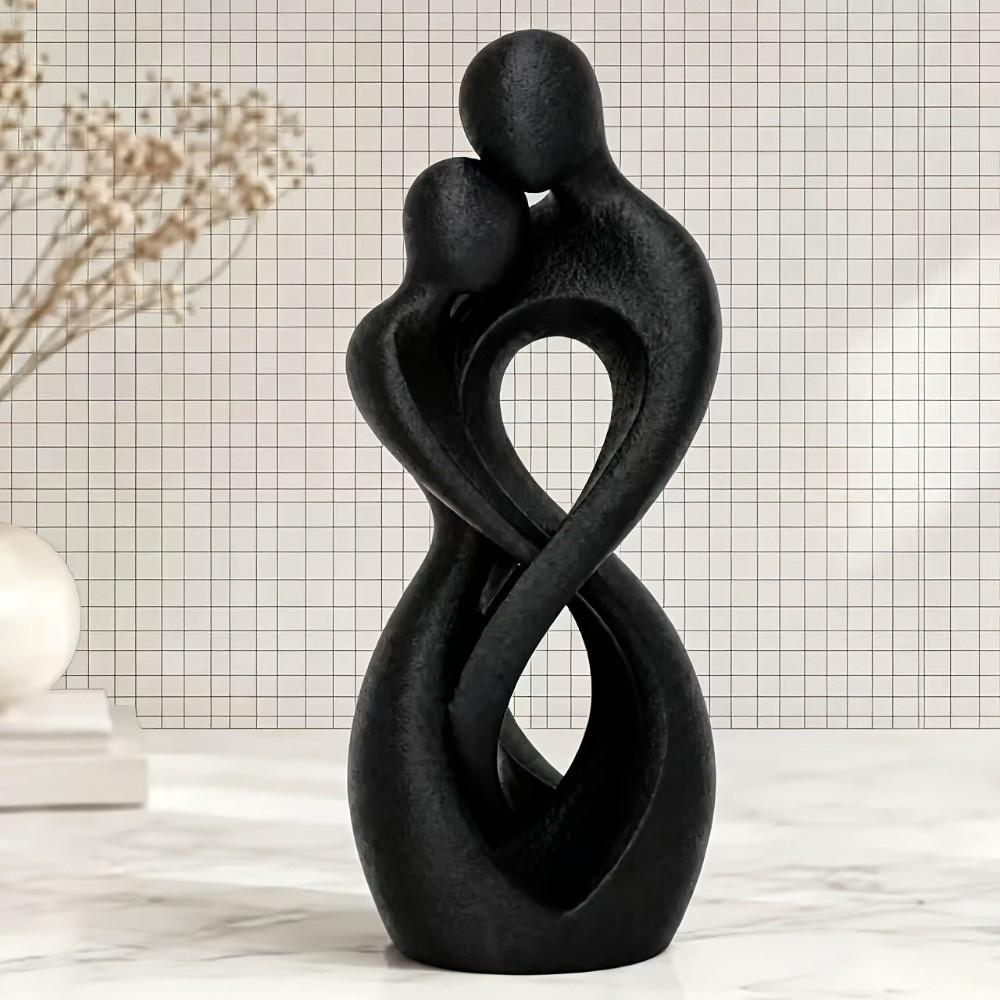 Romantic Lovers Figure Table Figurines 3D Printed Embrace Art Table Statue Wedding Gifts