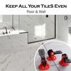50 комплектов систем выравнивания плитки Многоразовые инструменты для укладки плитки Пластик