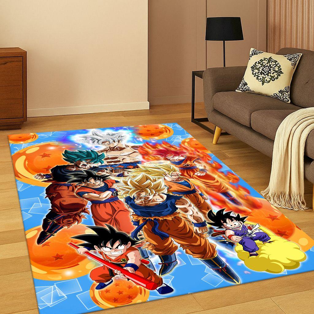 3D Ковер с изображением Аниме D-Dragon Ball, Мультяшный Геймерский Коврик для Спальни, Гостиной, Дивана, Прихожей, Домашний Декор, Детский Игровой Коврик, Нескользящий, Подарок