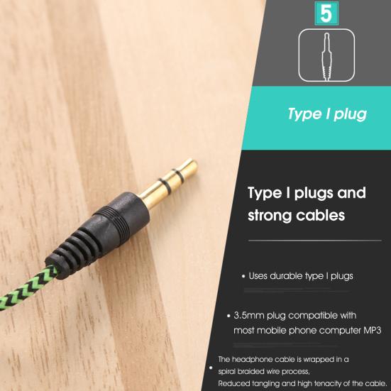 Простые проводные наушники без потерь, удобное проводное управление