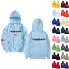 Women's And Men's  Fashionable Hooded Long Sleeved Printed Casual Pullover Unisex Sweatshirt Top