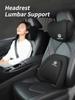 BAG1 Car Stickers Cushion Memory Cotton-Padded Headrest Lumbar Support For VW Scirocco Jetta Beetle Golf Passat Polo Tiguan Touran