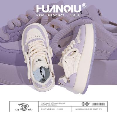 Глобальная женская обувь, обувь для хлеба, женская весенняя универсальная толстая подошва, увеличивающая рост, корейская версия студенческой спортивной обуви для отдыха ZHQ5267