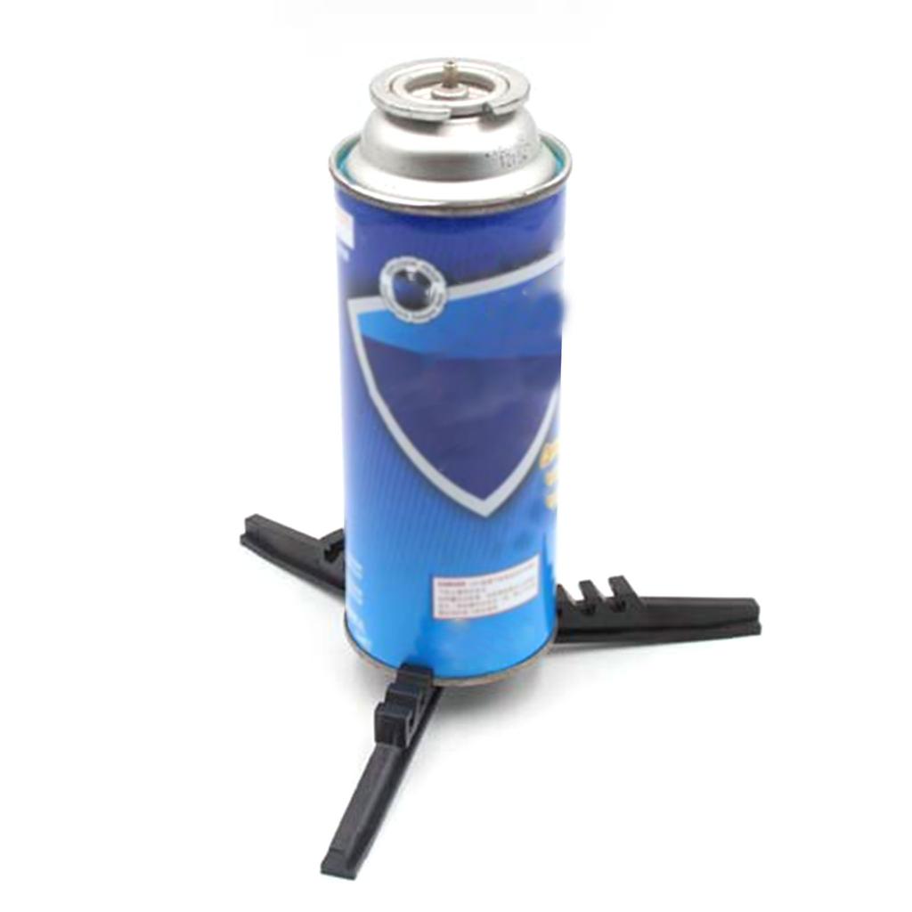 Складной Компактный Кронштейн-Тренога для Бутанового Газового Баллона Пластиковый Держатель для Цилиндрического Картриджа Портативный Держатель для Газового Баллона Аксессуары для Кемпинга