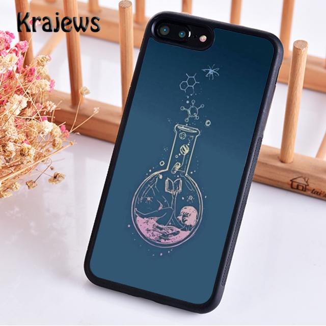 Krajews Atom Chemistry Science design Phone Case For iPhone 17 Air 16 15 14 plus 11 12 13 pro max coque Shell Fundas