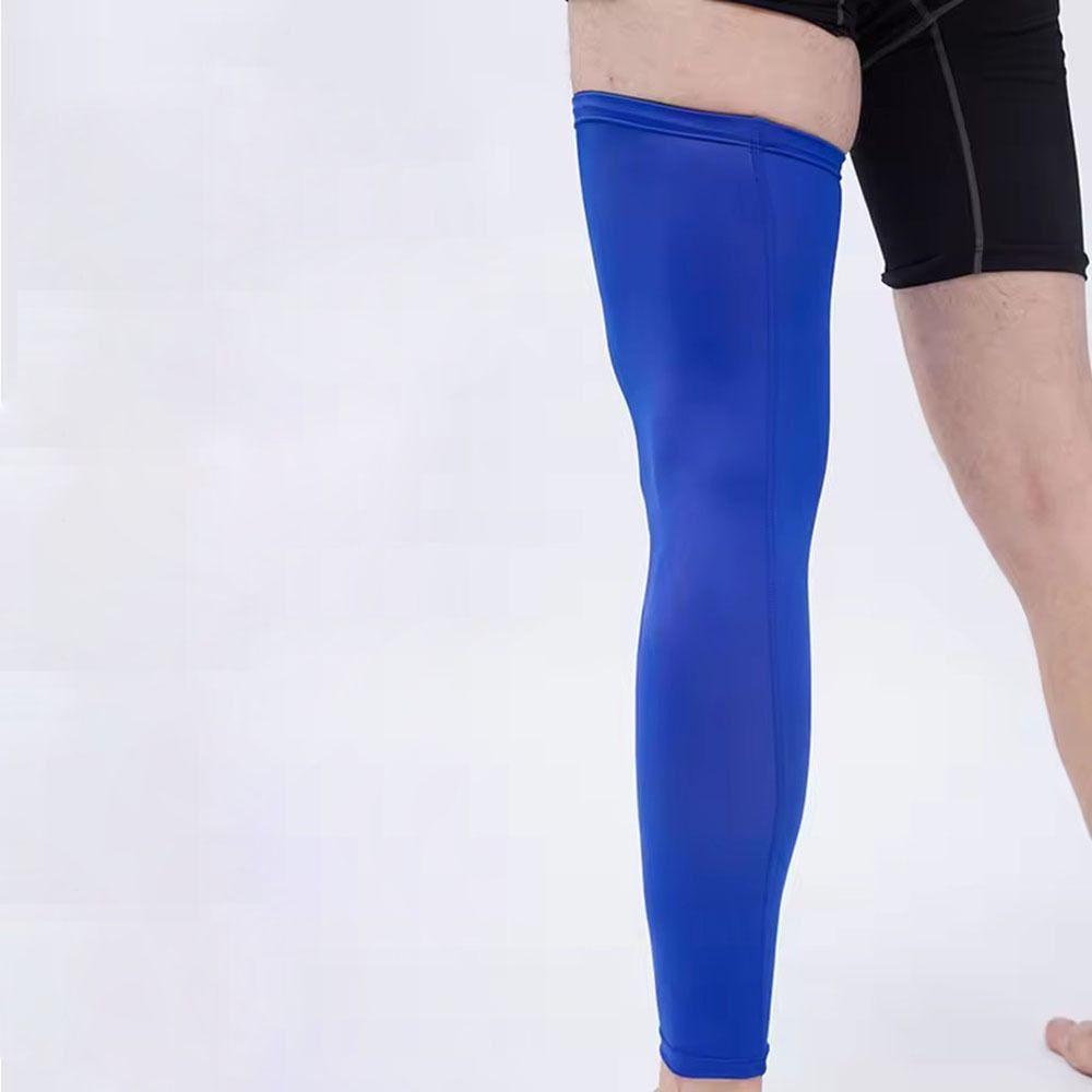 High Elasticity Knee Calf Sleeves Anti-UV Leg Warmers Long Compression Leg Sleeve for Men Women
