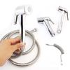 2 Types ABS Toilet Bathroom Hand Held Bidet Shower Sprayer Head Spray Spring Water Hose Clean Tube Home Tap