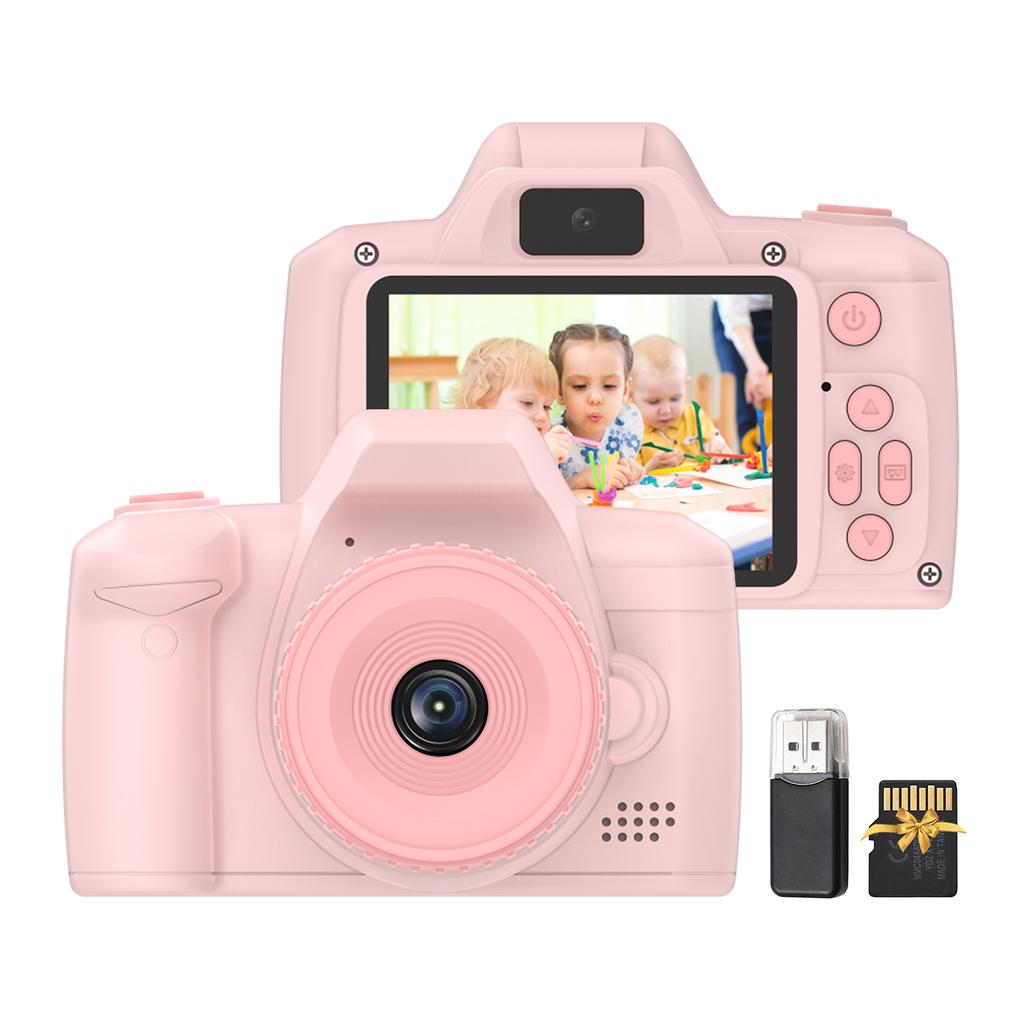 1080P Kids Digital Camera Digital Video Camera for Kids Dual Lens 2.4 Inch IPS Screen Game Playing