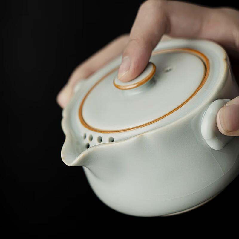 Портативный дорожный чайный набор Tangfeng Ru Kiln