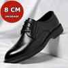 3/6/8 CM Elevator Shoes Men Dress Shoes Black Soft Leather Men Heighten Formal Shoes Casual Business Men Oxfords Suit Shoes