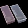 Storage Box Transparent Multifunctional Plastic Nail Storage Organizer Case for Cosmetic