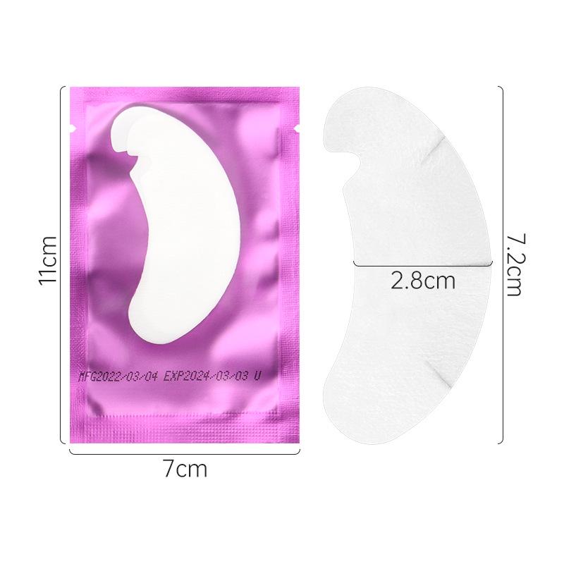 50Pairs Eyelash Patches Hydrogel Gel Eye Patches False Eyelash Extension Under Eye Pads Makeup Tools