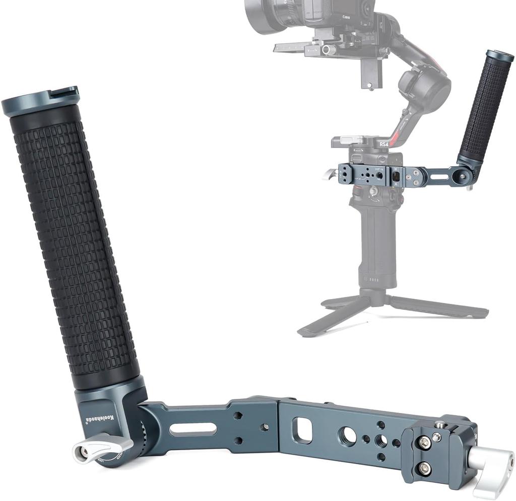 Koolehaoda Регулируемая стропа Рукоятка-захват Рукоятка стабилизатора для DJI RS RS 4 RS 3 RS RS 3 RS и RSC 2 Стабилизатор с зажимом NATO и креплением для холодной вспышки для Широкого