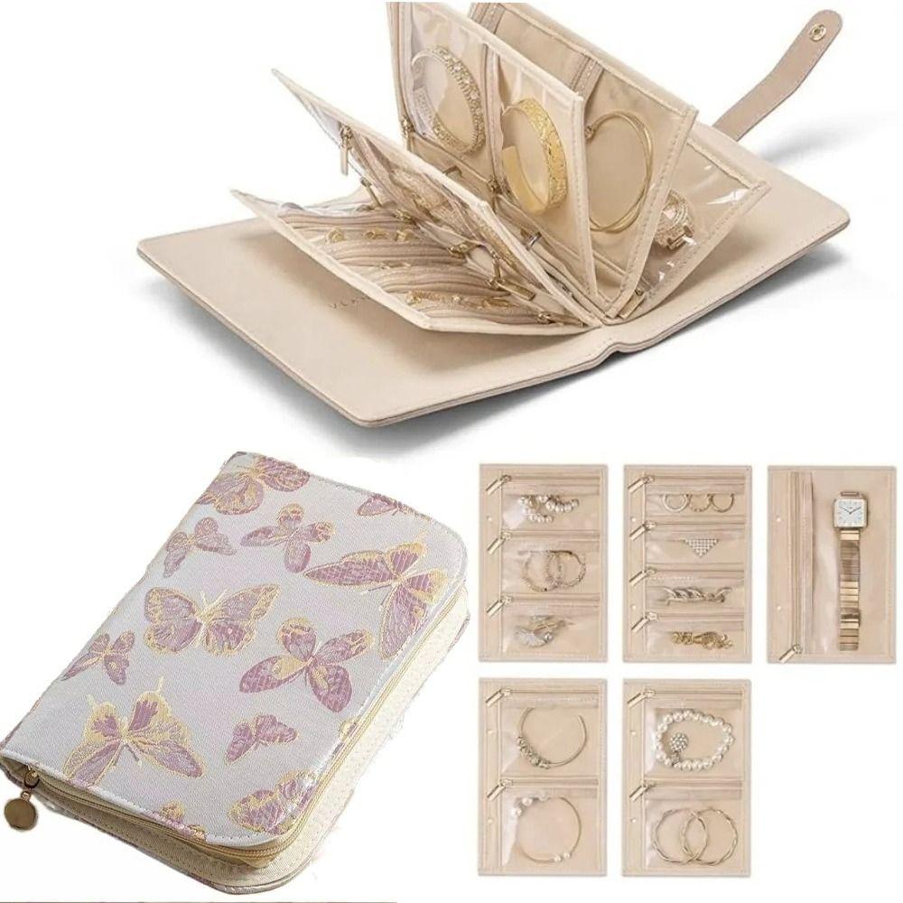 Anti-oxidation Grid Necklace Binder Storage Book Jewelry Storage Bag  for Jewelry Organizer