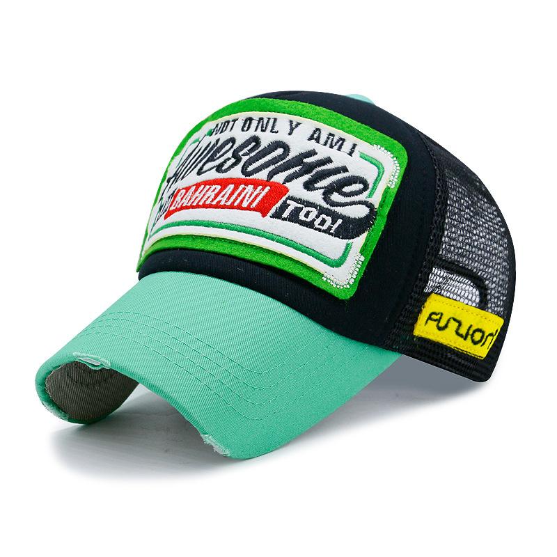 ZEXIN Кепка с утиным языком, весенняя модная кепка с приливом, шляпа от солнца, бейсболка с шлифованными краями, дышащая сетчатая кепка