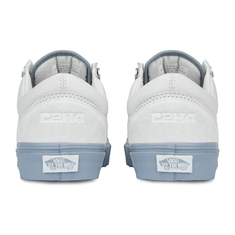 Vans C2H4 X  Повседневные кроссовки Old Skool Специальная обувная коробка Низкий верх Унисекс кроссовки Серый Белый VN0A7Q2J628(S-BOX)